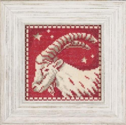 Borduurpakket steenbok 34969, Hobby en Vrije tijd, Borduren en Borduurmachines, Nieuw, Borduurpakket, Handborduren, Ophalen of Verzenden