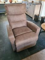 relax fauteuil licht bruin, Huis en Inrichting, Fauteuils, Nieuw, Stof, 75 tot 100 cm, Leatherlook