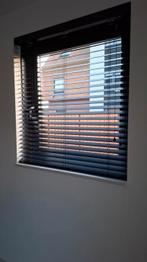 Prachtige antraciet Houten Jaloezie, Huis en Inrichting, Stoffering | Gordijnen en Lamellen, Strak, 100 tot 150 cm, 100 tot 150 cm