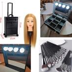 Kapperskoffer - makeup kwasten set - kapperspop- Deurne, Ophalen of Verzenden