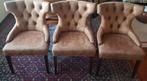 Just Design comfortabele eetkamerstoelen, Huis en Inrichting, Stoelen, Ophalen, Bruin, Hout, Drie