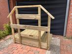 Nieuwe trap met bordes 80x80 voor sta caravan of chalet, Caravans en Kamperen, Ophalen of Verzenden, Nieuw