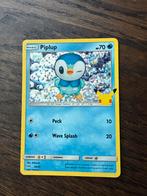 Pokémon Piplup Holo Kaart, Ophalen of Verzenden, Zo goed als nieuw, Losse kaart, Foil