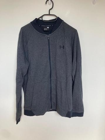 Under Armour grijs vest bomberjacket maat L beschikbaar voor biedingen