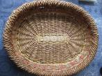 grote ovale robuuste mand, Mand, Ophalen of Verzenden, Zo goed als nieuw, Riet