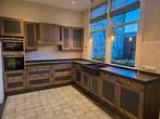 keuken, Huis en Inrichting, Keuken | Complete keukens, Ophalen, Gebruikt, Bruin, Hoekkeuken