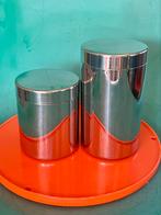 Vintage hermetisch voorraad chrome Douwe Egberts ItalWaber, Ophalen of Verzenden, Zo goed als nieuw, Rvs, Pot, Bus of Blik