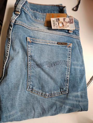 Nudie Jeans - Blauw - W36/34 tight Terry €140 nu €50 beschikbaar voor biedingen