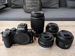 Nikon Z50 + 2x DX + 2x FX Prime Lens te koop of ruilen, Audio, Tv en Foto, Fotocamera's Digitaal, 8 keer of meer, Compact, 24 Megapixel