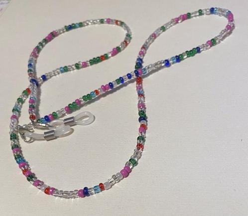 Brillenkoord, bril ketting brillenketting van glaskraaltjes, Sieraden, Tassen en Uiterlijk, Zonnebrillen en Brillen | Dames, Nieuw