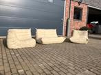 100% authentieke Ligne Roset Togo 1z, 2z hoek in Beige leder, Ophalen of Verzenden, Cassina sede artifort b&b italia vitra knoll leolux mah jong