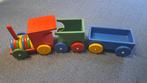 Houten trein, Kinderen en Baby's, Speelgoed | Houten speelgoed, Ophalen of Verzenden, Zo goed als nieuw, Duw- of Trekspeelgoed