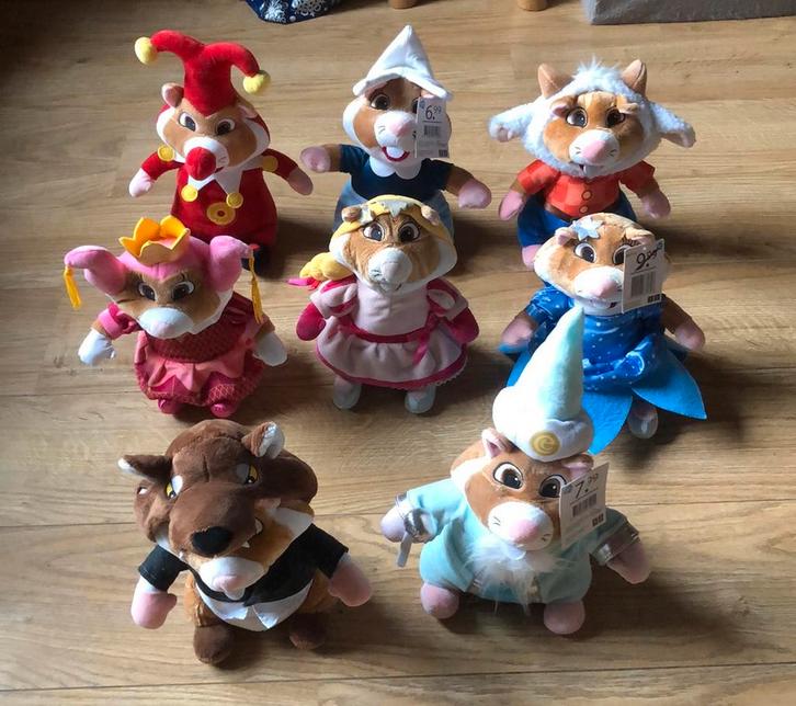 8 efteling hamsters albert heijn zgan €7 per stuk, Verzamelen, Efteling, Zo goed als nieuw, Overige typen, Ophalen