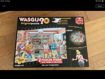 2 puzzels van 1000 stukjes in 1 doos wasgij original 9 en 1 beschikbaar voor biedingen