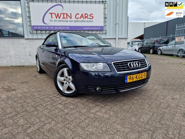 Audi A4 Cabriolet 1.8 Turbo Xenon Automaat, Auto's, Audi, Te koop, A4, ABS, Airbags, Airconditioning, Boordcomputer, Centrale vergrendeling