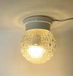 bollamp, plafondlamp, plafonnière, Ophalen of Verzenden, Gebruikt, Glas