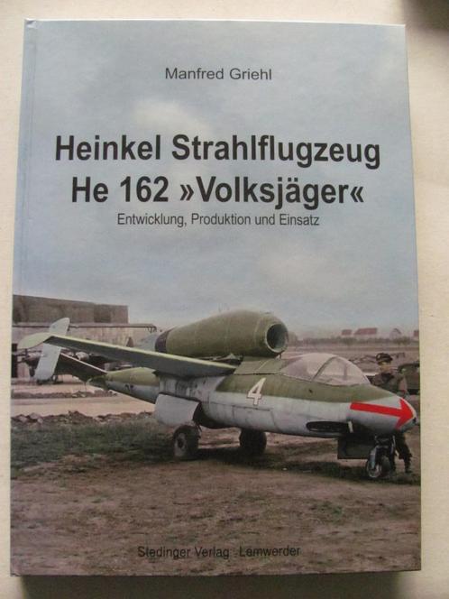 Heinkel HE 162 boek, Verzamelen, Militaria | Tweede Wereldoorlog, Landmacht, Embleem of Badge, Nederland, Verzenden
