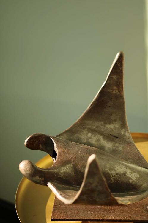 Metaalkunst Manta rog, Antiek en Kunst, Kunst | Designobjecten, Ophalen of Verzenden