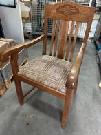 Vintage Houten Armstoel, Antiek en Kunst, Ophalen