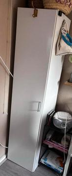 Smalle Witte Kledingkast, Ophalen, Gebruikt, 150 tot 200 cm, 25 tot 50 cm