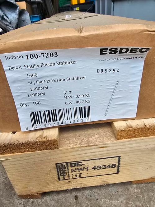 Esdec flatfix fusion Stabilisator rail 1600, Doe-het-zelf en Verbouw, IJzerwaren en Bevestigingsmiddelen, Nieuw, Overige typen
