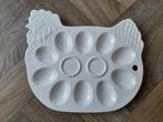 Vintage eierschaal eierbord kip, Ophalen of Verzenden, Zo goed als nieuw, Overige stijlen, Schaal of Schalen