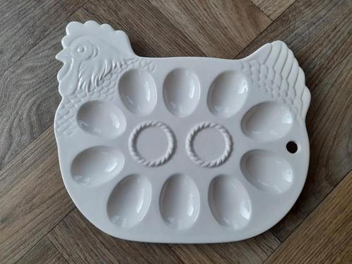Vintage eierschaal eierbord kip, Huis en Inrichting, Keuken | Servies, Zo goed als nieuw, Schaal of Schalen, Overige stijlen, Ophalen of Verzenden