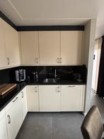 Complete keuken incl. apparatuur te koop, Gebruikt, Overige kleuren, Hoekkeuken, Graniet of Steen