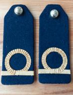 Korps Mariniers epauletten Adjudant onderofficier, Ophalen of Verzenden, Marine, Nederland, Embleem of Badge