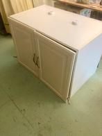 leg kast, 2 stuks, 4 deurs, wit, Ophalen, Overige materialen, 50 tot 100 cm, Minder dan 100 cm