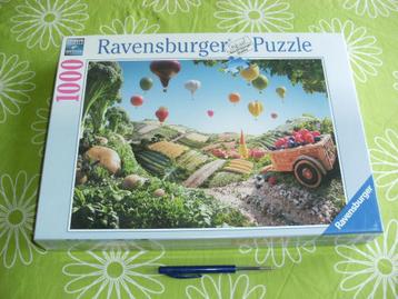Nieuw in seal - Groentelandschap puzzel 1000 stukjes beschikbaar voor biedingen