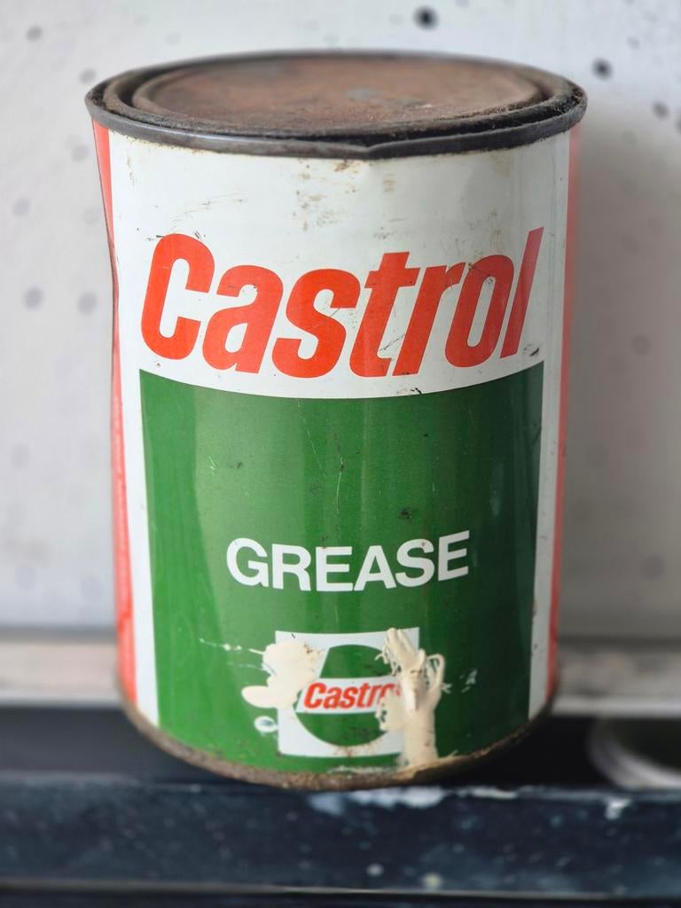 Castrol Crease Olie blik, Verzamelen, Ophalen of Verzenden, Gebruikt, Overige