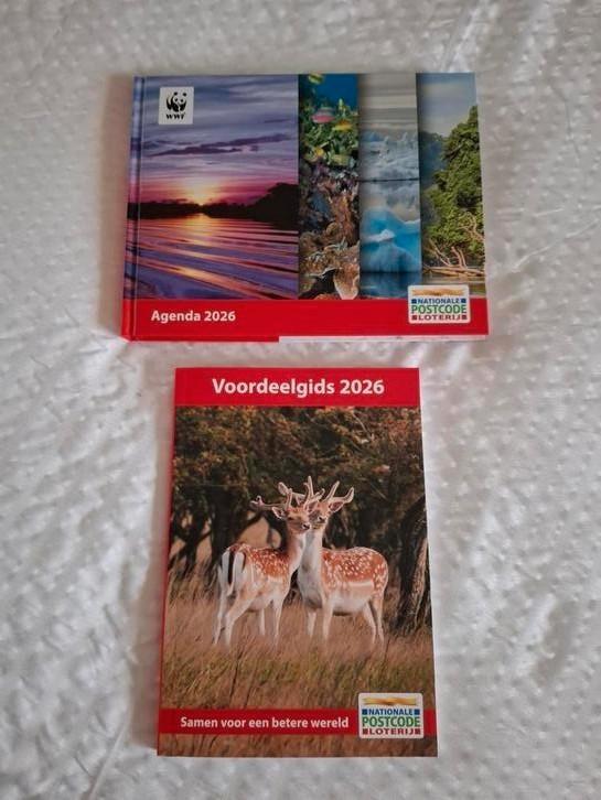 Postcodeloterij WWF-agenda en voordeelgids 2026., Tickets en Kaartjes, Kortingen en Cadeaubonnen, Drie personen of meer, Kortingsbon