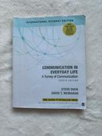 Communication in everyday life - A survey of communication, Steve Duck, David T. Mcmahan, Ophalen of Verzenden, Alpha, WO