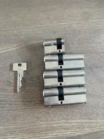 4 gelijksluitende keyline cilinders (30-45 3x) (30-0 1x), Ophalen of Verzenden, Zo goed als nieuw, Rvs, Overige typen