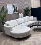 ZGAN Moderne Organische Hoekbank - Licht Beige - 298 x 180, -, -, Hoekbank, Ophalen of Verzenden