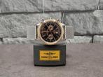 Breitling Transocean chronograph, 38mm aut. 18k bezel, Sieraden, Tassen en Uiterlijk, Staal, Breitling, Polshorloge, Ophalen of Verzenden