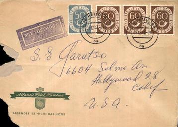 Duitsland - 6 postwaardestukken - 1945/1948 beschikbaar voor biedingen