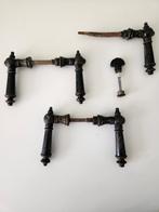 Antieke ijzeren deurklinken, Antiek en Kunst, Curiosa en Brocante, Ophalen of Verzenden
