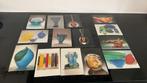 Ansichtkaarten glasobjecten 14 stuks, Verzamelen, Ophalen of Verzenden, 1980 tot heden, Cultuur en Media