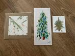 Handgemaakte Kerstkaarten - Set van 3 Unieke Kaarten, Ophalen of Verzenden, Nieuw, Kerst