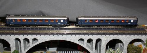 Minitrix 15734 & 36 verlichting en 16 pers. ZM staat N 1/160, Hobby en Vrije tijd, Modeltreinen | N-Spoor, Zo goed als nieuw, Wagon