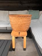 XXL Bamboe Mand, Huis en Inrichting, Overige materialen, Gebruikt, Mand, Rond