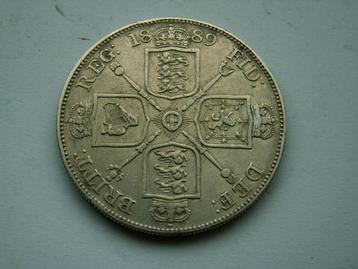 Engeland.  Dubbele Florin - 1889 beschikbaar voor biedingen