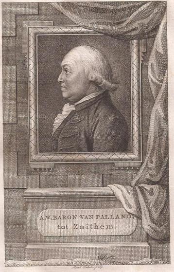 A.W. Baron van Pallandt, tot Zuithem. Portret Vinkeles 1784