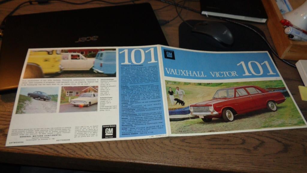 Folder VAUXHALL  VICTOR  101, Verzenden, Nieuw, Overige merken