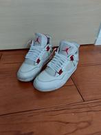 jordan 4 metallic red, Kleding | Heren, Schoenen, Wit, Ophalen of Verzenden, Nike Air Jordan, Sneakers of Gympen