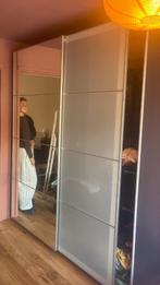 4 panelen pax schuifdeur melkglas 100x236, Huis en Inrichting, Ophalen, 100 tot 150 cm, 200 cm of meer, Zo goed als nieuw