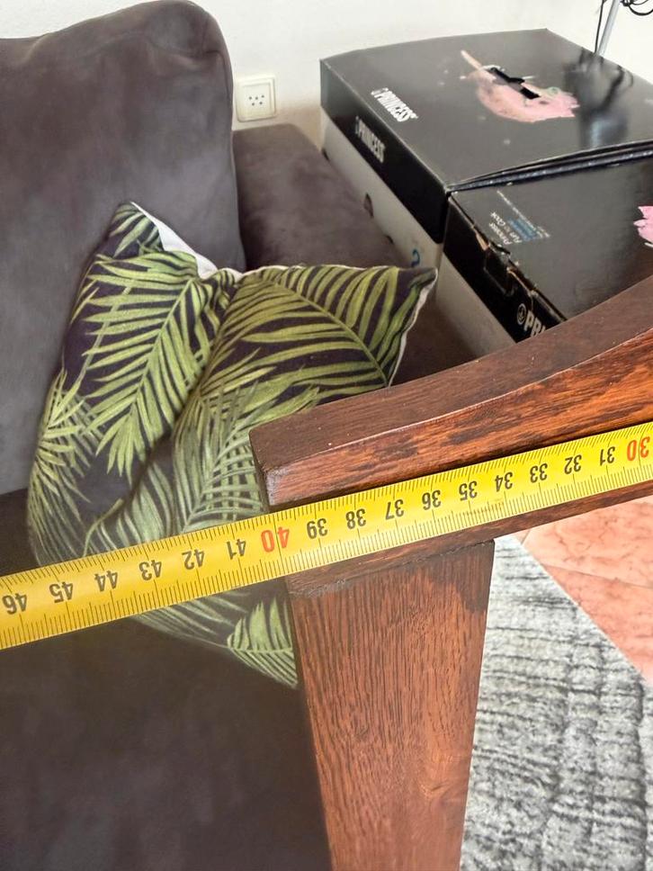 Mooie Houten Spiegel, Huis en Inrichting, Woonaccessoires | Spiegels, Gebruikt, Minder dan 50 cm, 100 tot 150 cm, Rechthoekig