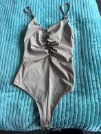 Beige Bodysuit H&M Maat XS, Beige, Ophalen of Verzenden, Zo goed als nieuw, Zonder mouw